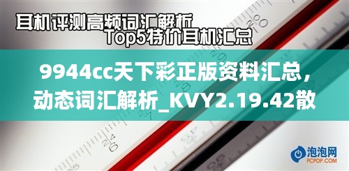 9944cc天下彩正版资料汇总，动态词汇解析_KVY2.19.42散热版本
