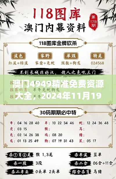 澳门4949精准免费资源大全，2024年11月19日高效评估及解答方案_UBB6.14.37晴朗版