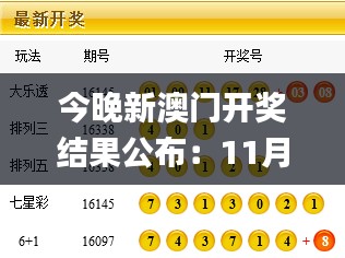 今晚新澳门开奖结果公布：11月资源与环境_NZC8.36.36响应版
