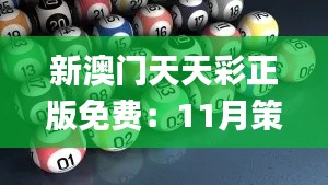 新澳门天天彩正版免费：11月策略调整快速探讨_KBA2.24.92广播版