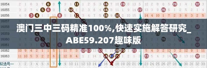 澳门三中三码精准100%,快速实施解答研究_ABE59.207趣味版