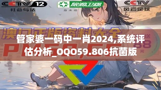 管家婆一码中一肖2024,系统评估分析_OQO59.806抗菌版