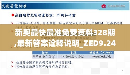 新奥最快最准免费资料328期,最新答案诠释说明_ZED9.24