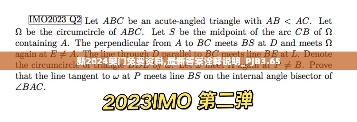 新2024奥门兔费资料,最新答案诠释说明_PJB3.65