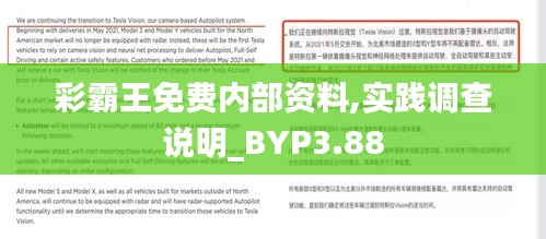 彩霸王免费内部资料,实践调查说明_BYP3.88