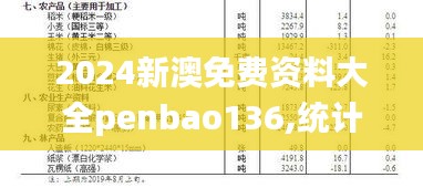 2024新澳免费资料大全penbao136,统计数据详解说明_AIQ3.70