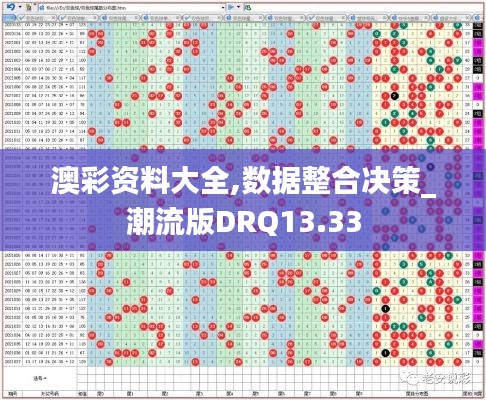 澳彩资料大全,数据整合决策_潮流版DRQ13.33