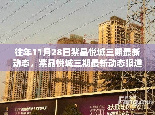 紫晶悦城三期最新动态报道，历年11月28日最新进展回顾