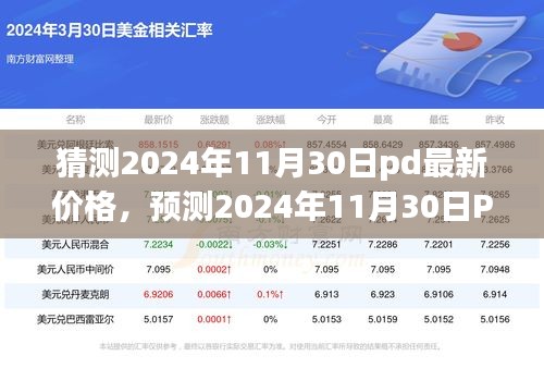 2024年11月30日PD价格预测深度解析，小红书热议与未来走势展望