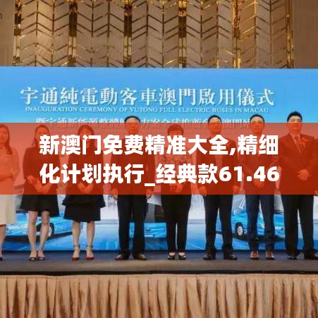 新澳门免费精准大全,精细化计划执行_经典款61.468-3