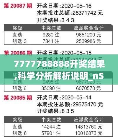 7777788888开奖结果,科学分析解析说明_nShop7.346