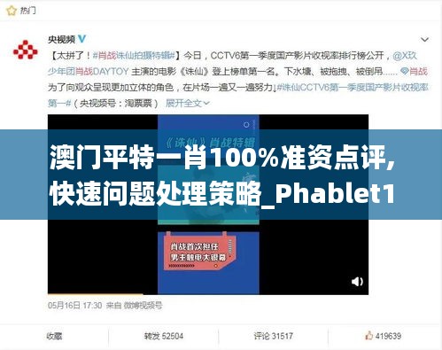 澳门平特一肖100%准资点评,快速问题处理策略_Phablet19.239