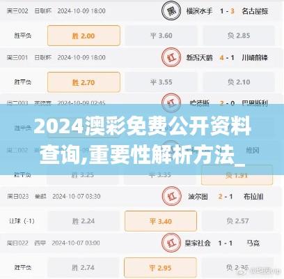 2024澳彩免费公开资料查询,重要性解析方法_GT1.451