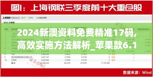 2024新澳资料免费精准17码,高效实施方法解析_苹果款6.174