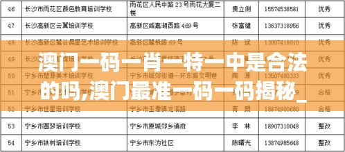 澳门一码一肖一特一中是合法的吗,澳门最准一码一码揭秘_SP10.350