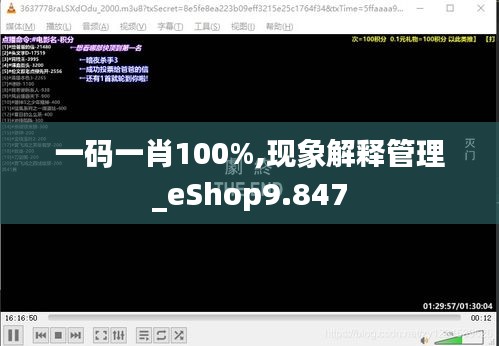 一码一肖100%,现象解释管理_eShop9.847