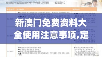 新澳门免费资料大全使用注意事项,定性说明解析_铂金版3.953