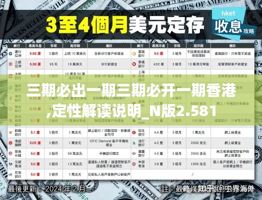 三期必出一期三期必开一期香港,定性解读说明_N版2.581