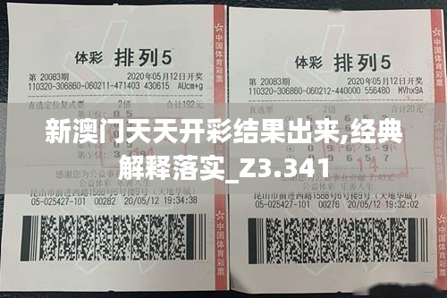 新澳门天天开彩结果出来,经典解释落实_Z3.341