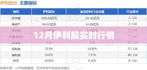 伊利股份12月实时行情分析
