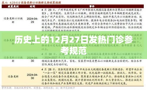历史上的发热门诊参考规范，12月27日重要节点解读