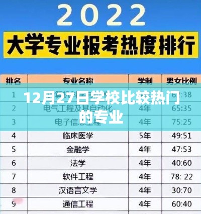 热门专业盘点，学校热门专业榜单揭晓