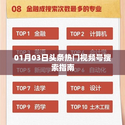 热门视频号搜索指南，最新热门视频推荐
