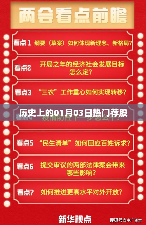历史上的热门荐股日期，一月三日回顾