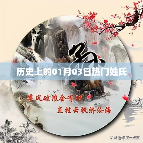 历史上的热门姓氏变迁，一月三日探秘