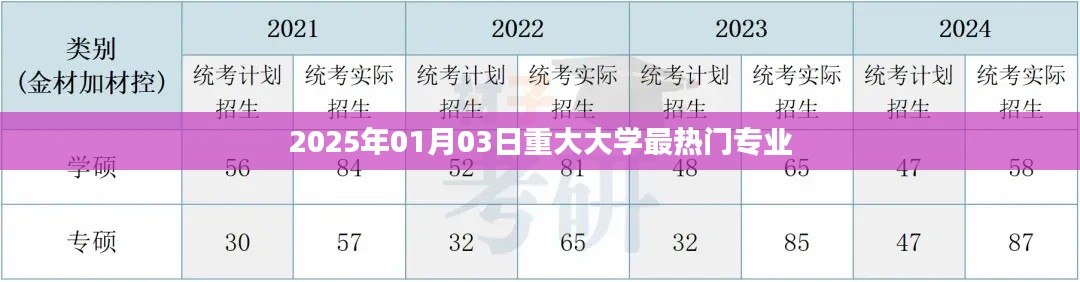 2025年热门大学最火专业一览