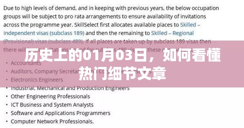 如何解读热门细节文章，历史一月三日深度解析
