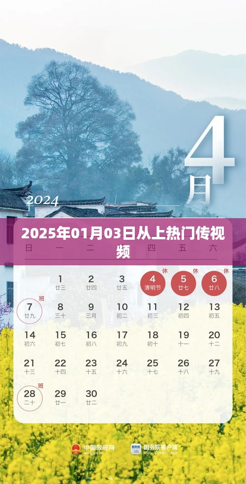 上热门视频发布日期揭秘，2025年一月三日