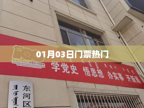 热门门票抢先看，01月03日活动一览