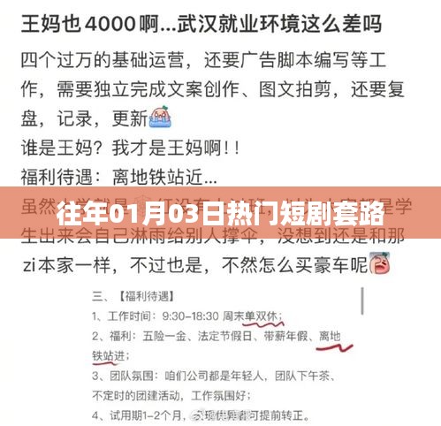 往年一月三日，短剧热门套路揭秘