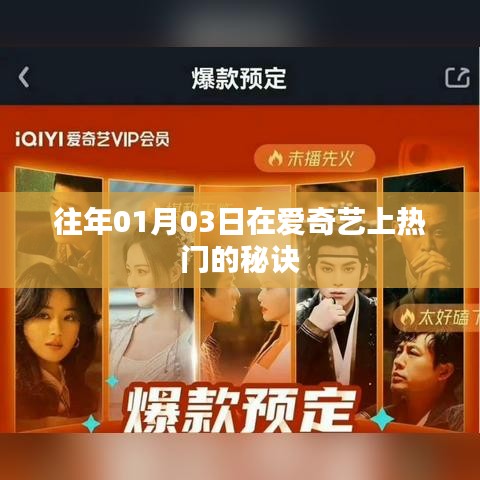 揭秘爱奇艺热门秘诀，掌握流量密码，轻松登顶热门榜单