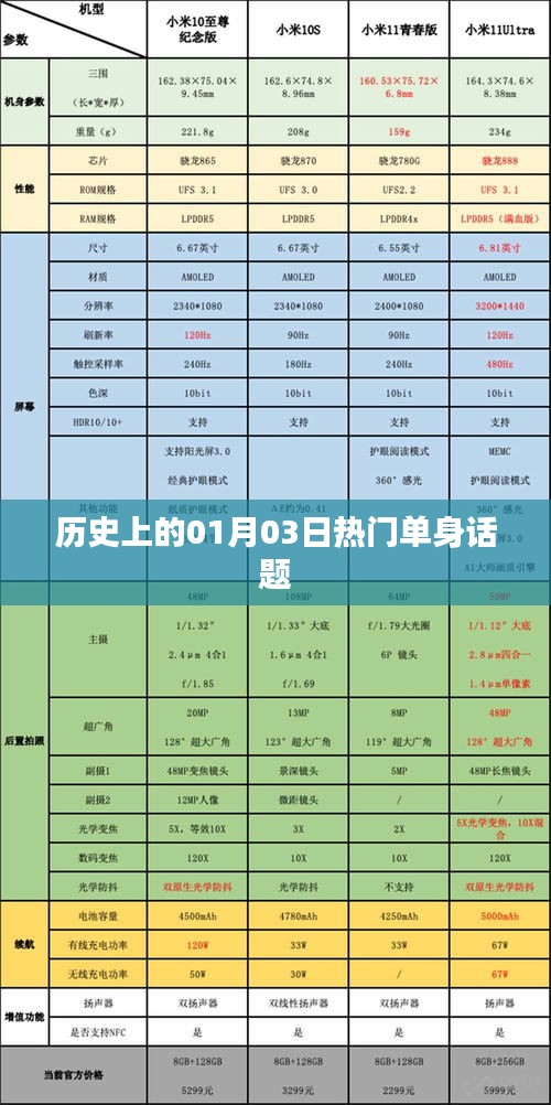 历史上的热门单身话题，一月三日聚焦单身话题