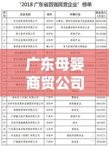 广东母婴商贸公司排名揭晓，行业领先的几家企业榜单揭晓！