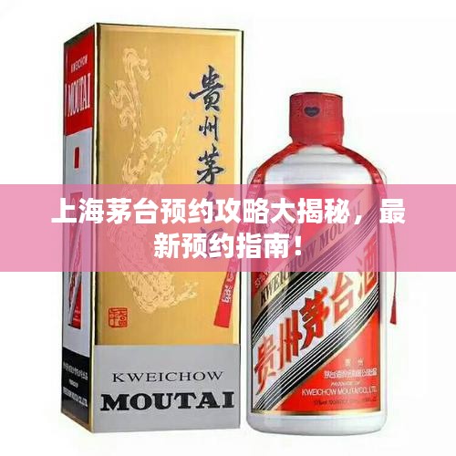 上海茅台预约攻略大揭秘，最新预约指南！