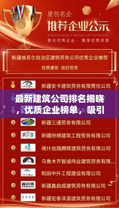 最新建筑公司排名揭晓，优质企业榜单，吸引你的目光！