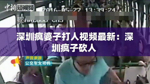 深圳疯婆子打人视频最新：深圳疯子砍人 