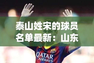 泰山姓宋的球员名单最新：山东泰山俱乐部球员 