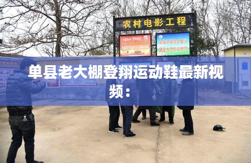 单县老大棚登翔运动鞋最新视频： 