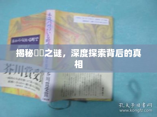 揭秘滝沢之谜，深度探索背后的真相