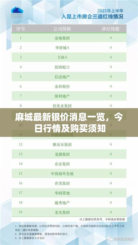 麻城最新银价消息一览，今日行情及购买须知