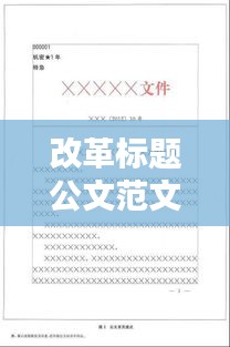 改革标题公文范文大全最新：改革小标题 