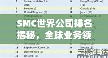 SMC世界公司排名揭秘，全球业务领域影响力与地位评估