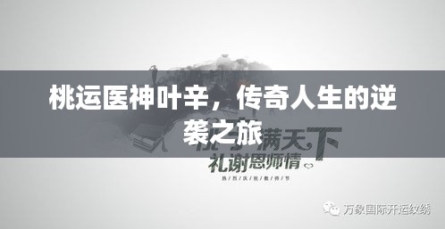 桃运医神叶辛，传奇人生的逆袭之旅