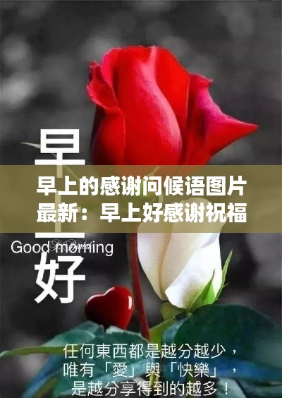 早上的感谢问候语图片最新：早上好感谢祝福图片 