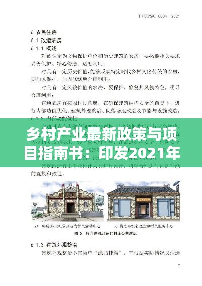 乡村产业最新政策与项目指南书：印发2021年乡村产业工作要点 