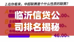 临沂信贷公司排名揭秘，影响力深度剖析